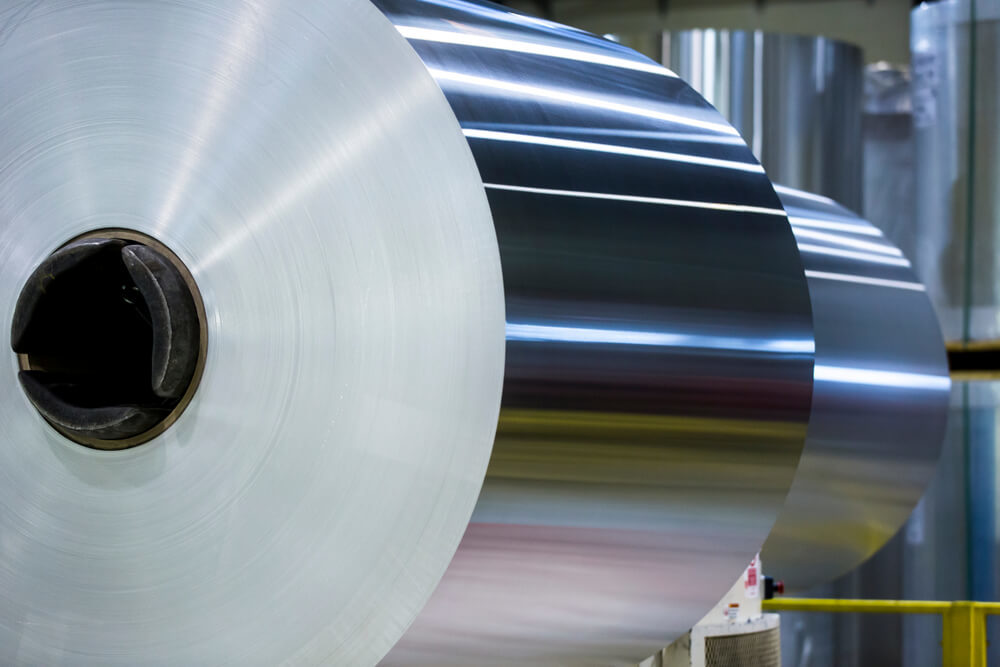 Large aluminum rolls