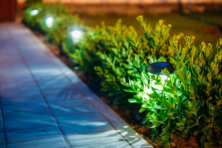 outdoor solar path lights