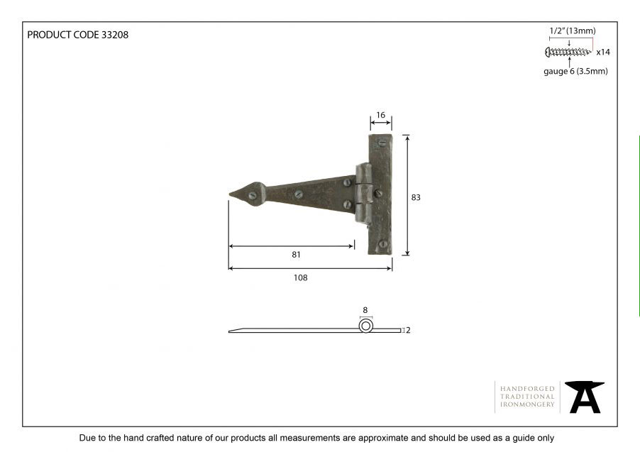 How to measure tee hinges