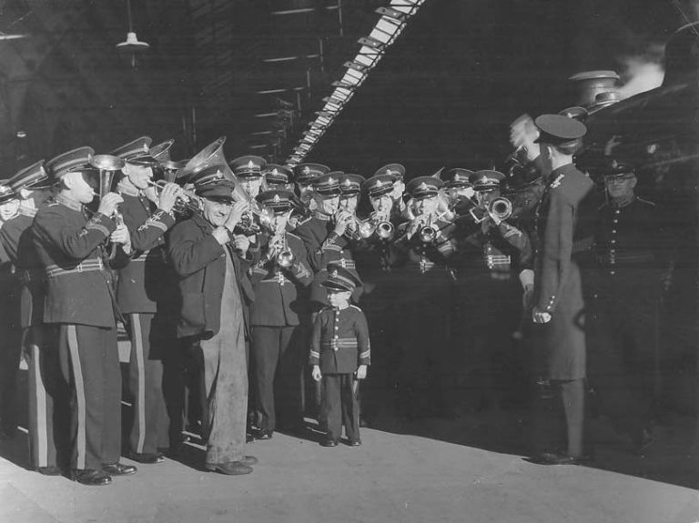 Picture(s) of the week: a special day for the Shildon Works Band – National Railway Museum blog